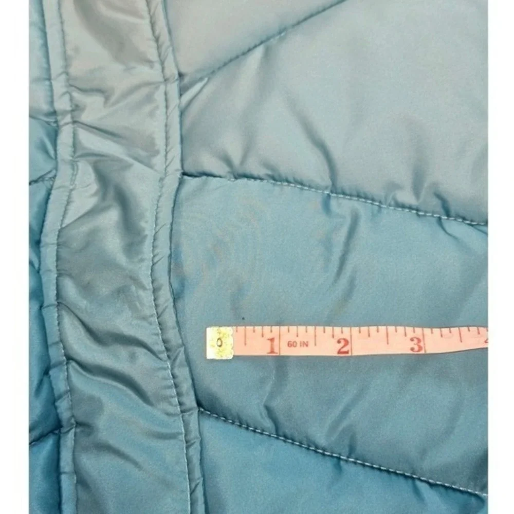 Arizona Jean Co Girls XL 18.5 Plus Ombre Puffer Jacket Faux Fur Hood Winter Coat